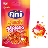 Crunchy Kisses Passion - Cereja ácida - Fini - 120 g
