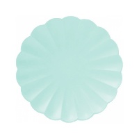 Pratos redondos compostáveis Meri 18 cm - 8 unidades