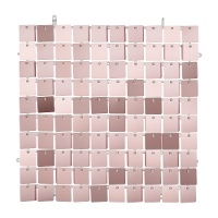 Cortina decorativa metálica 30 x 30 cm - 1 unidade