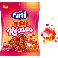 Crunchy Kisses Passion de cerejas ácidas - Fini - 75 g