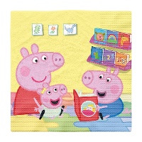 Guardanapos Peppa Pig, 16,5 x 16,5 cm - 16 unidades
