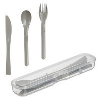 Conjunto de talheres reutilizáveis - 4 peças