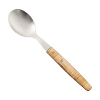 Colher de mesa 20,5 cm em madeira de choupo Floresta - Arcos