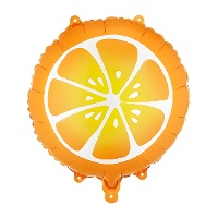 Balão em forma de fatia de laranja 35 cm