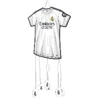Piñata do Real Madrid camiseta de 45 x 38 cm