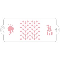 Estêncil Princesas 10 x 25 cm - Decorar