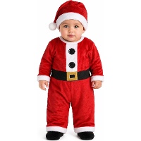 Fato de Pai Natal para bebé