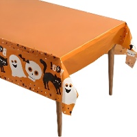 Toalha de mesa de Halloween Boo 1,83 x 1,32 m