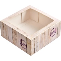 Caixa para bolos Pure 32 x 32 x 11,5 cm - 2 unidades