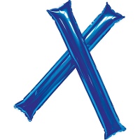 Bastoms de plástico hinchables de colores - 2 unidades