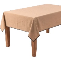 Toalha de mesa em tecido mostarda 2,50 x 1,40 m