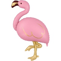 Balão de flamingo rosa de 68 x 85 cm