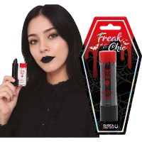 Batom preto fosco estilo gótico - 1 unidade