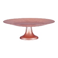Suporte de vidro para bolos de 33 cm com suporte - 1 unid.