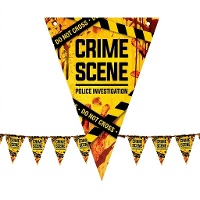 Guirlanda de cena do crime para Halloween, 3 m
