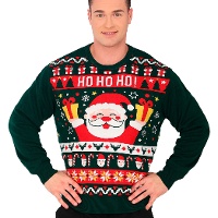 Fato de Natal do Pai Natal Ho Ho Ho para homem