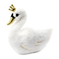Peluche Cisne Branco - 34 x 35 cm