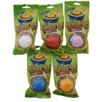 Chupa chupa maxi 5 cores e 5 sabores com tatuagem 60 gr - 1 unidade