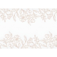 Caminho de mesa floral elegante de 40 cm - 5 m