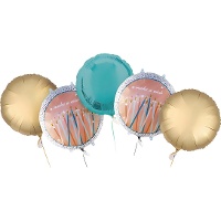 Balão bouquet Make a wish - 5 unidades