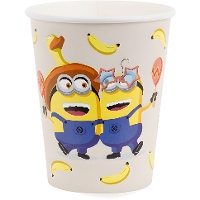 Copos divertidos dos Minions 250 ml - 6 unidades