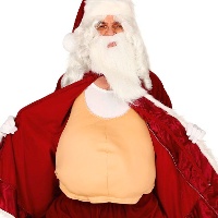 Barriga de pano falsa do Pai Natal