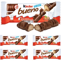 Kinder bueno de chocolate de leite - 5 unidades