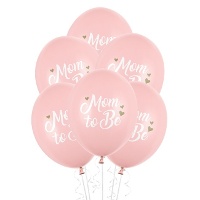 Balões de Látex Mom To Be 30 cm - PartyDeco - 50 unidades