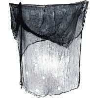 Cortina de teia de aranha branca 5 x 2 m