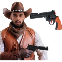 Pistola de caubói estilo western - 25 cm