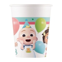 Copos Cocomelon 200 ml - 8 unidades