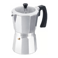 Cafeteira italiana para 9 xícaras com tampa transparente - Kinvara