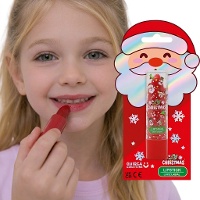 Batom vermelho Lil Xmas com sabor a morango