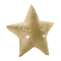 Peluche estrela dourada - 38 x 38 cm