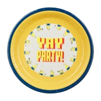 Pratos divertidos dos Minions de 23 cm - 6 unidades