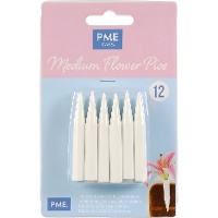 Espetos para flores tamanho médio - PME - 12 unid.