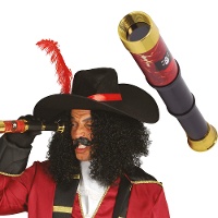 Óculo Pirata Dourado - 30 cm