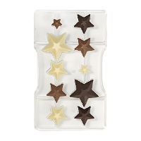 Molde estrela de chocolate - Decorar - 10 cavidades