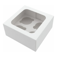 Caixa para 4 cupcakes - Hilarious
