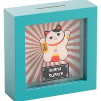 Cofre decorativo Gato da Sorte Maneki Neko