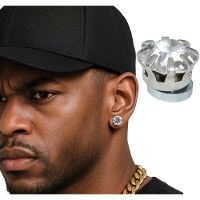 Brincos magnéticos brilhantes - 1 par