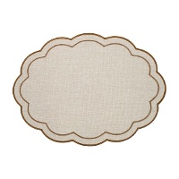Lugar americano 45 x 33 cm Bois & Terre ondas - 1 unidade