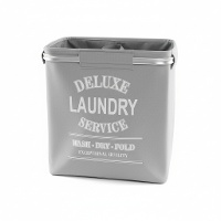 Cesto para roupa suja estrutura dupla 50 x 30 x 50 cm - 1 peça