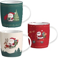 Caneca de 350 ml com Pai Natal, em modelo sortido - 1 unidade