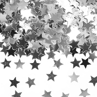 Confetti estrela metálica para decoração de 14 gramas