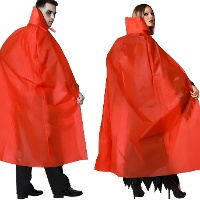 Capa de vampiro para adulto, 140 cm, com gola