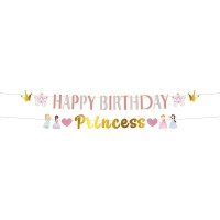 Guirnalda de Princesa para Aniversário de 1,5 m