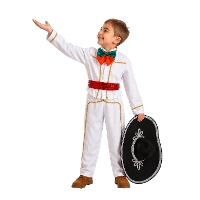 Fato de mariachi branco para crianças