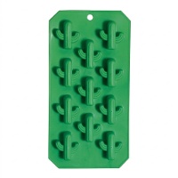 Bandeja de cubos de gelo para 11 cubos de cactos 22 x 12 cm
