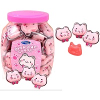 Gomas cor-de-rosa de 18 gr - 50 unidades